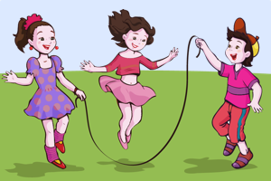 Как укрепить здоровье ребенка, играя в подвижные игры со скакалкой